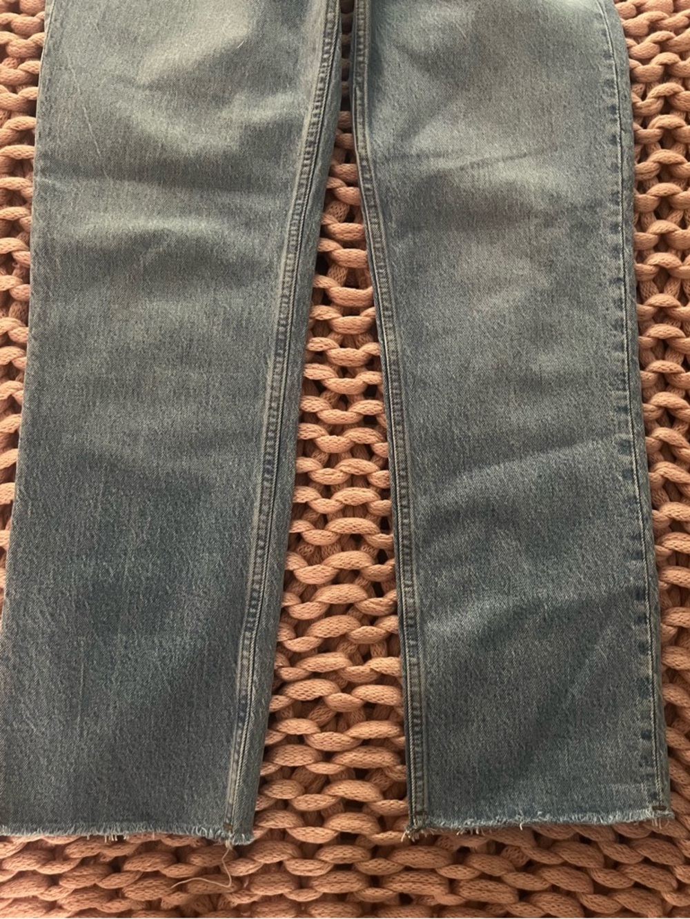 Abercrombie & Fitch Vintage Light Blue Straight Jeans - Picture 3 of 4